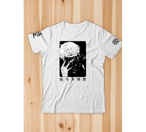 "Толстовки, свитшоты и худи Sharp&Shop" Футболка Аниме мужская женская белая