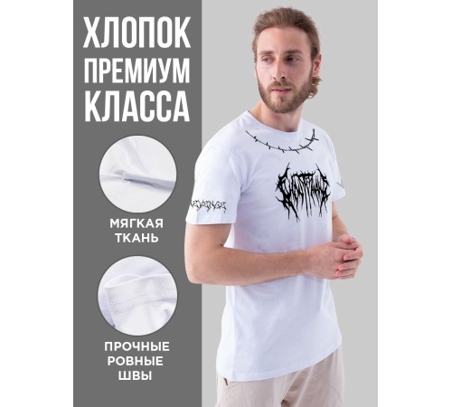 "Толстовки, свитшоты и худи Sharp&Shop" Футболка Аниме мужская женская белая