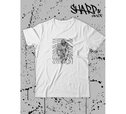 "Толстовки, свитшоты и худи Sharp&Shop" Футболка Аниме мужская женская белая