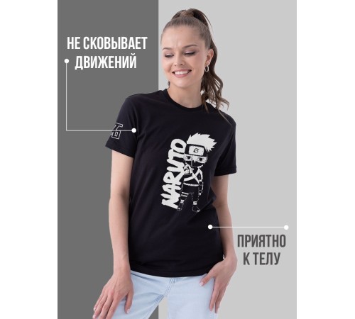 "Толстовки, свитшоты и худи Sharp&Shop" Футболка Аниме мужская женская черная