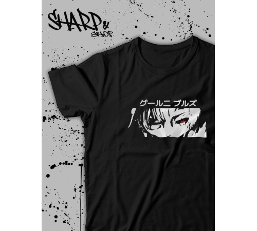 "Толстовки, свитшоты и худи Sharp&Shop" Футболка Аниме мужская женская черная
