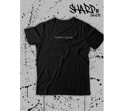 "Толстовки, свитшоты и худи Sharp&Shop" Футболка Аниме мужская женская черная