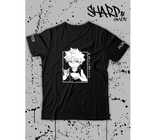 "Толстовки, свитшоты и худи Sharp&Shop" Футболка Аниме мужская женская черная