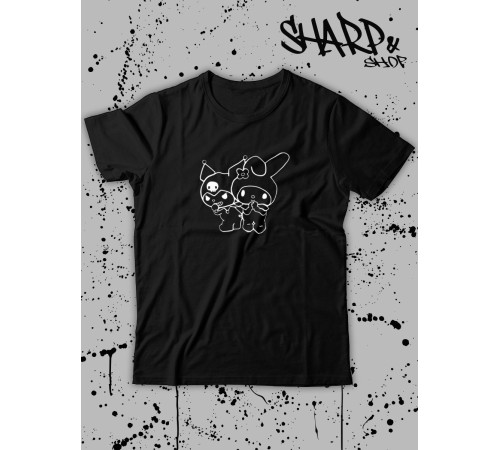 "Толстовки, свитшоты и худи Sharp&Shop" Футболка Аниме мужская женская черная