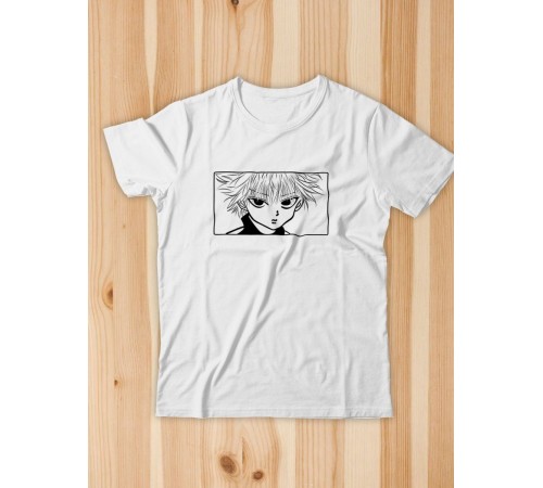 "Толстовки, свитшоты и худи Sharp&Shop" Футболка Аниме белая оверсайз токийский Гуль хантер хантер