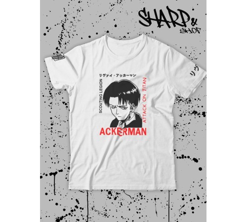 "Толстовки, свитшоты и худи Sharp&Shop" Футболка Аниме белая оверсайз токийский Гуль хантер хантер