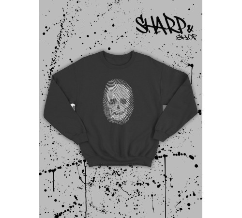 "Толстовки, свитшоты и худи Sharp&Shop" Свитшот Аниме мужской женский чёрный