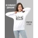 "Толстовки, свитшоты и худи Sharp&Shop" Свитшот Аниме белый оверсайз толстовка кофта с принтом Amine