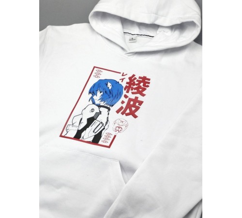 "Толстовки, свитшоты и худи Sharp&Shop" Белое худи Аниме мужское женское кофта
