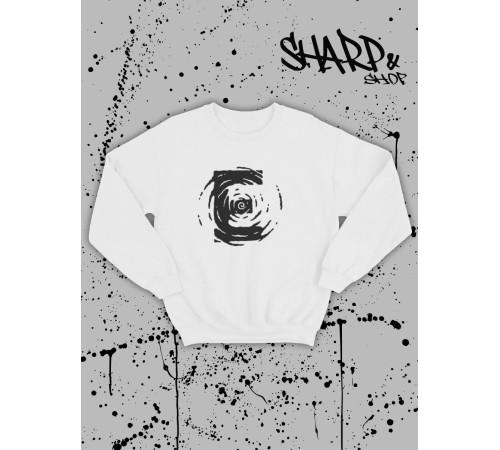 "Толстовки, свитшоты и худи Sharp&Shop" Свитшот Аниме белый оверсайз толстовка кофта с принтом Amine