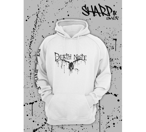 "Толстовки, свитшоты и худи Sharp&Shop" Белое худи Аниме мужское женское кофта