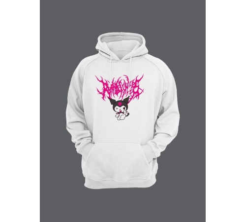 "Толстовки, свитшоты и худи Sharp&Shop" Белое худи Аниме мужское женское кофта