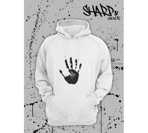 "Толстовки, свитшоты и худи Sharp&Shop" Белое худи Аниме мужское женское кофта