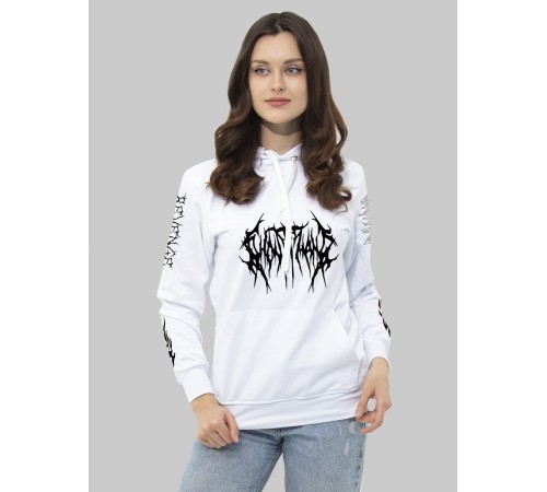 "Толстовки, свитшоты и худи Sharp&Shop" Белое худи Аниме мужское женское кофта