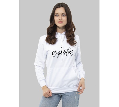 "Толстовки, свитшоты и худи Sharp&Shop" Белое худи Аниме мужское женское кофта