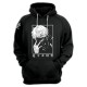 "Толстовки, свитшоты и худи Sharp&Shop" Черное худи Аниме толстовка с капюшоном кофта Amine хентай
