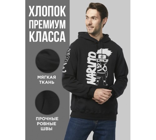 "Толстовки, свитшоты и худи Sharp&Shop" Черное худи Аниме толстовка с капюшоном кофта Amine хентай