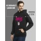 "Толстовки, свитшоты и худи Sharp&Shop" Черное худи Аниме толстовка с капюшоном кофта Amine хентай