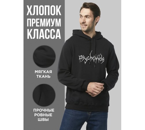 "Толстовки, свитшоты и худи Sharp&Shop" Черное худи Аниме толстовка с капюшоном кофта Amine хентай