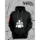 "Толстовки, свитшоты и худи Sharp&Shop" Черное худи Аниме толстовка с капюшоном кофта Amine хентай