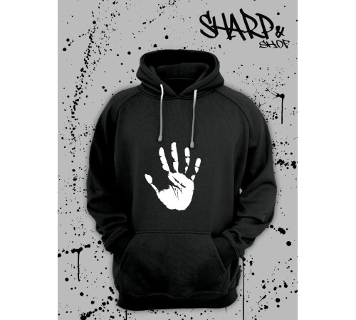 "Толстовки, свитшоты и худи Sharp&Shop" Черное худи Аниме толстовка с капюшоном кофта Amine хентай