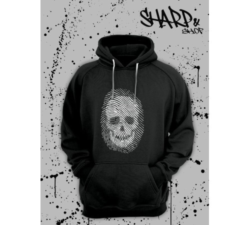 "Толстовки, свитшоты и худи Sharp&Shop" Черное худи Аниме толстовка с капюшоном кофта Amine хентай