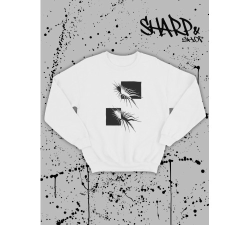 "Толстовки, свитшоты и худи Sharp&Shop" Белый свитшот Аниме толстовка с капюшоном кофта Amine хентай