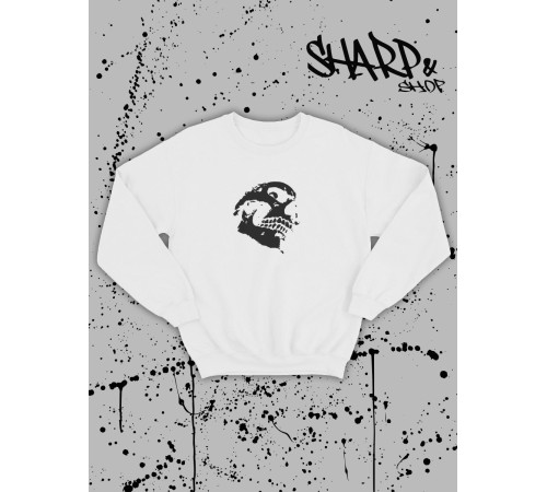 "Толстовки, свитшоты и худи Sharp&Shop" Белый свитшот Аниме толстовка с капюшоном кофта Amine хентай