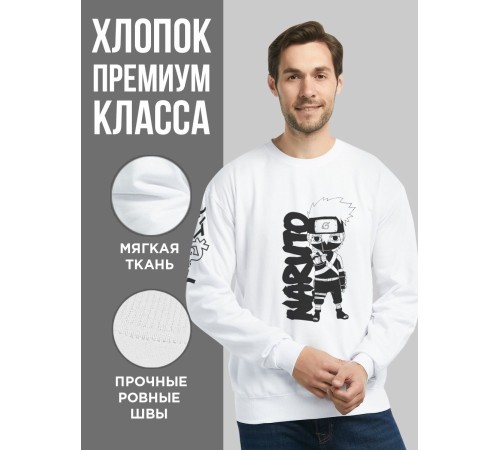 "Толстовки, свитшоты и худи Sharp&Shop" Белый свитшот Аниме толстовка с капюшоном кофта Amine хентай