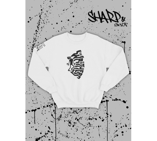 "Толстовки, свитшоты и худи Sharp&Shop" Белый свитшот Аниме толстовка с капюшоном кофта Amine хентай