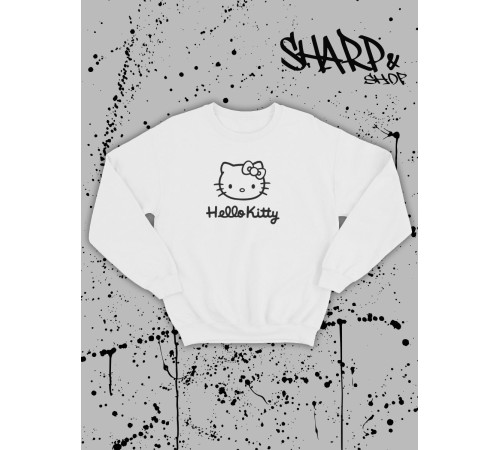 "Толстовки, свитшоты и худи Sharp&Shop" Белый свитшот Аниме толстовка с капюшоном кофта Amine хентай