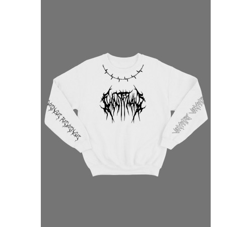 "Толстовки, свитшоты и худи Sharp&Shop" Белый свитшот Аниме толстовка с капюшоном кофта Amine хентай