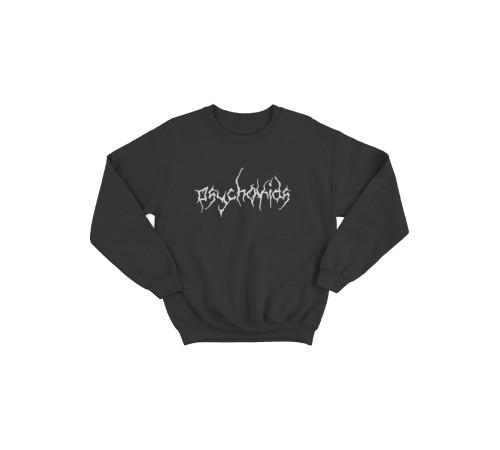 "Толстовки, свитшоты и худи Sharp&Shop" Свитшот Аниме черный оверсайз толстовка с принтом Amine