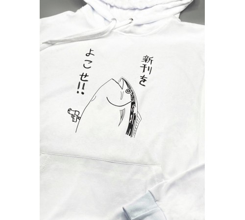 "Толстовки, свитшоты и худи Sharp&Shop" Белое худи Аниме толстовка с капюшоном кофта Amine хентай
