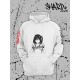 "Толстовки, свитшоты и худи Sharp&Shop" Белое худи Аниме толстовка с капюшоном кофта Amine хентай