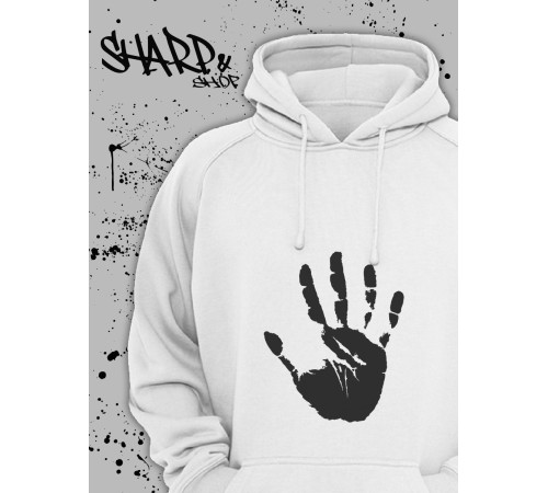 "Толстовки, свитшоты и худи Sharp&Shop" Белое худи Аниме толстовка с капюшоном кофта Amine хентай