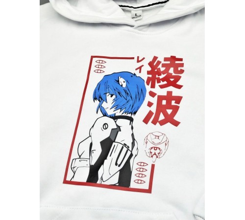 "Толстовки, свитшоты и худи Sharp&Shop" Белое худи Аниме толстовка с капюшоном кофта Amine хентай