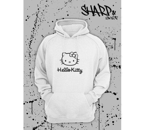 "Толстовки, свитшоты и худи Sharp&Shop" Белое худи Аниме толстовка с капюшоном кофта Amine хентай