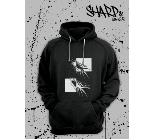 "Толстовки, свитшоты и худи Sharp&Shop" Черное худи Аниме толстовка с капюшоном кофта Amine хентай