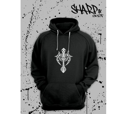 "Толстовки, свитшоты и худи Sharp&Shop" Черное худи Аниме толстовка с капюшоном кофта Amine хентай