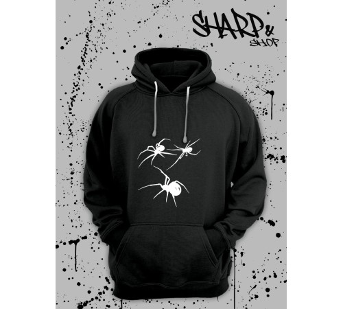 "Толстовки, свитшоты и худи Sharp&Shop" Черное худи Аниме толстовка с капюшоном кофта Amine хентай