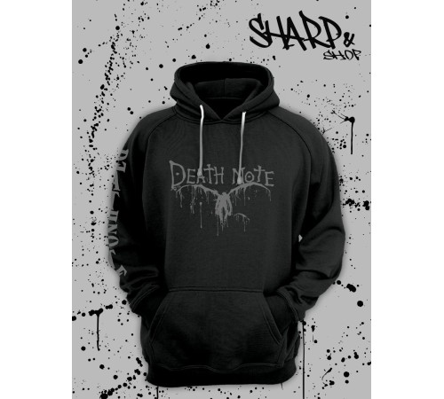 "Толстовки, свитшоты и худи Sharp&Shop" Черное худи Аниме толстовка с капюшоном кофта Amine хентай