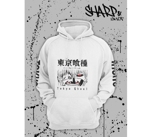 Sharp& Худи Аниме оверсайз Хентай Токийский Гуль