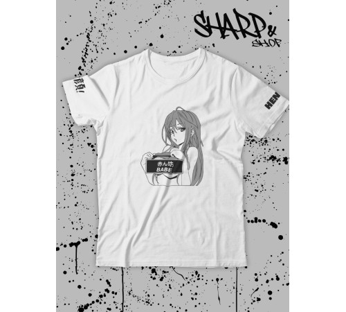 Sharp& Футболка Аниме оверсайз Хентай Токийский Гуль