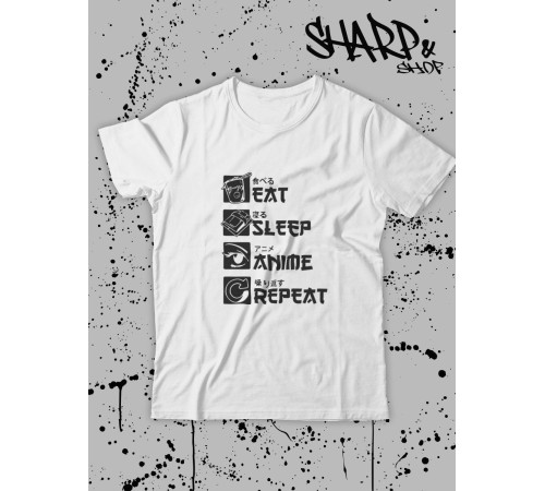 Sharp& Футболка Аниме оверсайз Блич Токийский Гуль