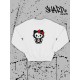 Толстовки, свитшоты и худи Hello Kitty Sharp&Shop Свитшот Hello Kitty белый оверсайз толстовка Куроми