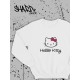 Толстовки, свитшоты и худи Hello Kitty Sharp&Shop Свитшот Hello Kitty белый оверсайз толстовка Куроми