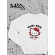 Толстовки, свитшоты и худи Hello Kitty Sharp&Shop Свитшот Hello Kitty белый оверсайз толстовка Куроми