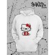 Толстовки, свитшоты и худи Hello Kitty Sharp&Shop Худи Hello Kitty белое оверсайз Куроми кофта дрейн гранж