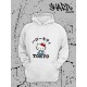 Толстовки, свитшоты и худи Hello Kitty Sharp&Shop Худи Hello Kitty белое оверсайз Куроми кофта дрейн гранж